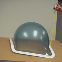 Bell 206B Helicopter Bubble Window | Tech-Tool Plastics