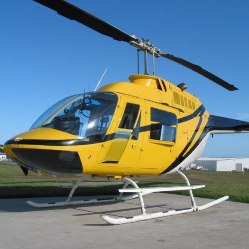 Bell 206B w/Forward Vertical Slide and Aft Wedge windows