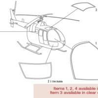 Airbus BO105A Helicopter | Tech-Tool Plastics
