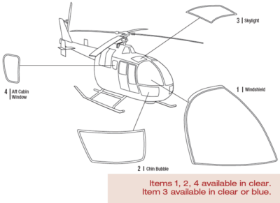 Airbus BO105A Helicopter | Tech-Tool Plastics