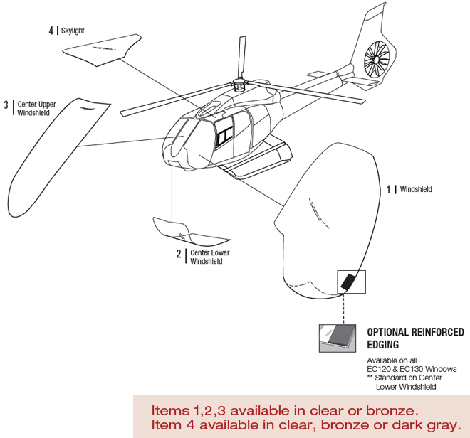 206B-1001-1, Windshield LH