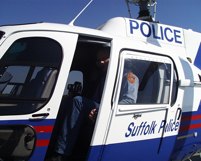 Police Photographer in Airbus AStar Helicopter | Tech-Tool Plastics