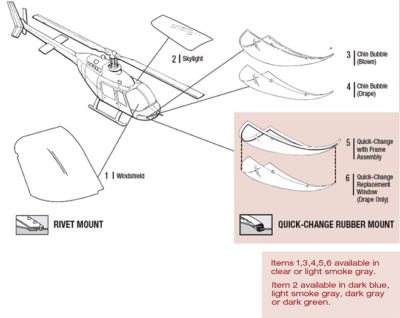 Bell 206A Helicopter | Tech-Tool Plastics