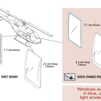 Bell 206L Helicopter | Tech-Tool Plastics