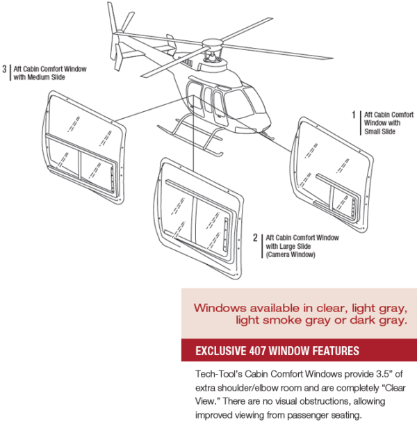 Bell 407 Helicopter | Tech-Tool Plastics