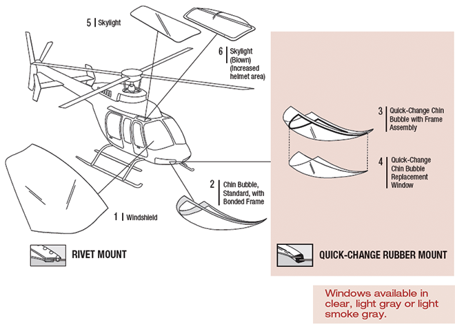 407-1001-1, Windshield LH