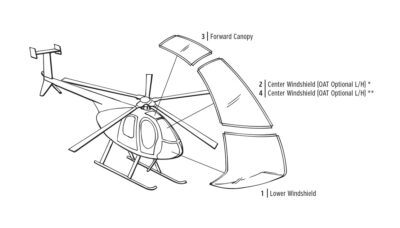 Lower Windshield LH