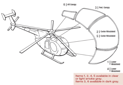 MD 500 Helicopter | Tech-Tool Plastics