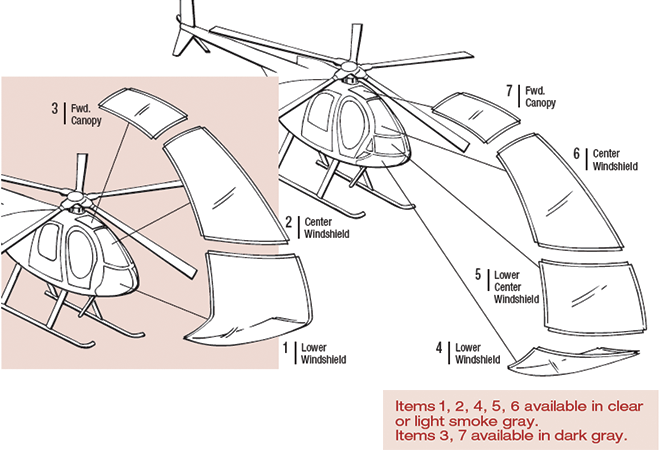 MD 500 Helicopter | Tech-Tool Plastics